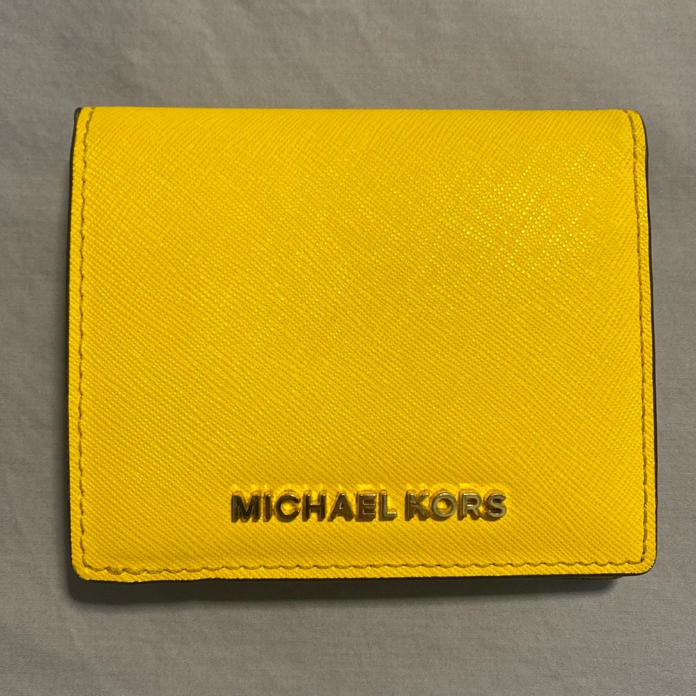 Michael Kors Bright yellow wallet